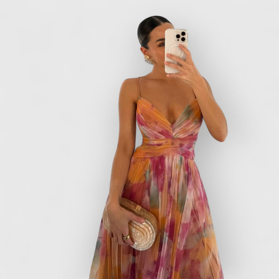 Verity | Floral Flow Maxi Inspired by Nature’s Poise