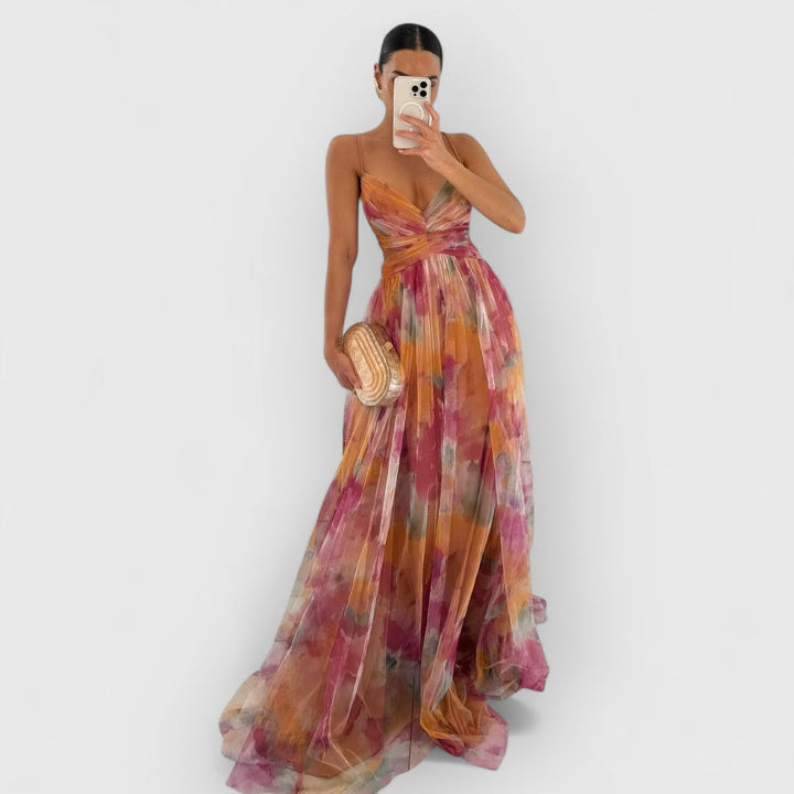 Verity | Floral Flow Maxi Inspired by Nature’s Poise