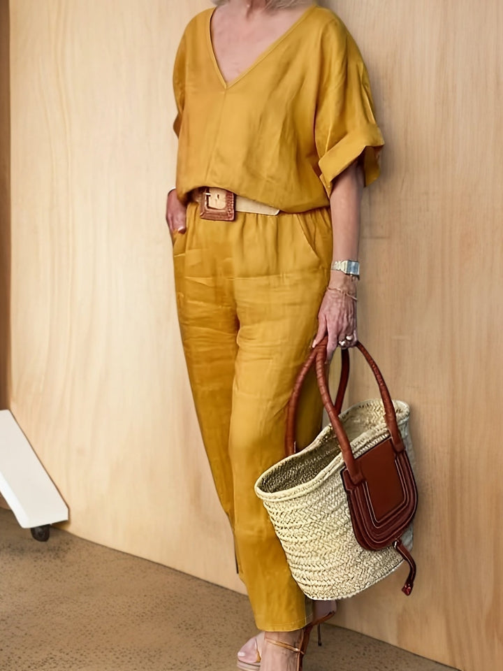 Zoe™ - Chic Top and Pants Set