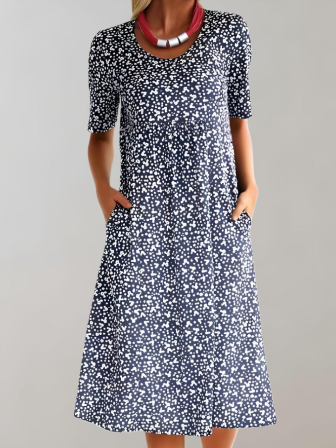 Mira – Breezy Floral Midi with Pockets