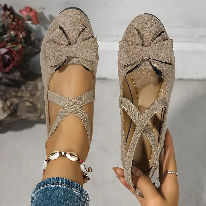 Olivia™ - Elegant Cross Bow Shoes