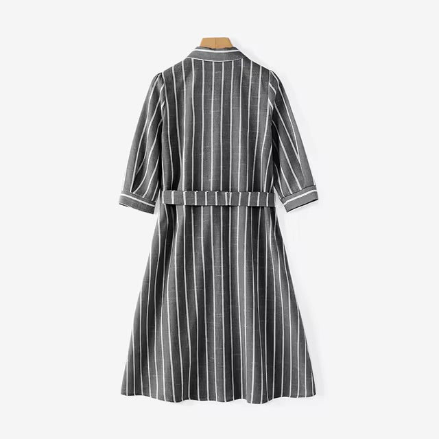 Mia™ - Comfortable Striped Dress