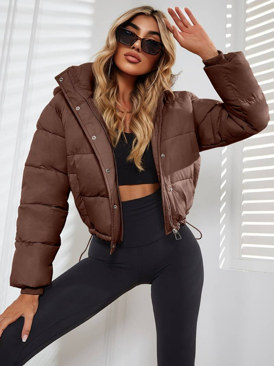 Tamara I Cropped Puffer Jacket with Hood