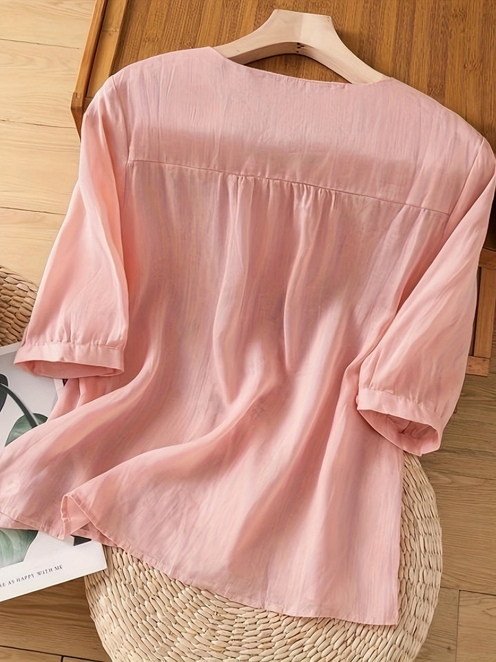 Lily™ - Elegant Floral Blouse