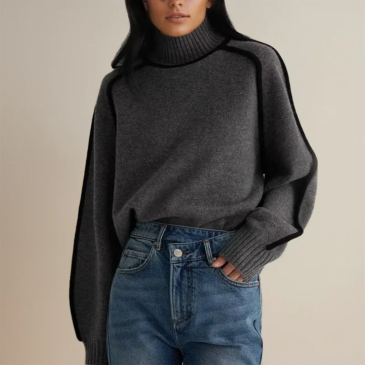Amanda - Stylish Roll Neck Jumper