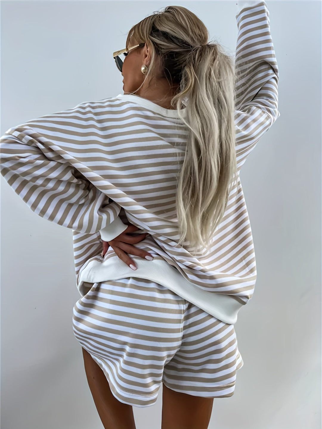 Brooklyn – Casual Striped Lounge Set