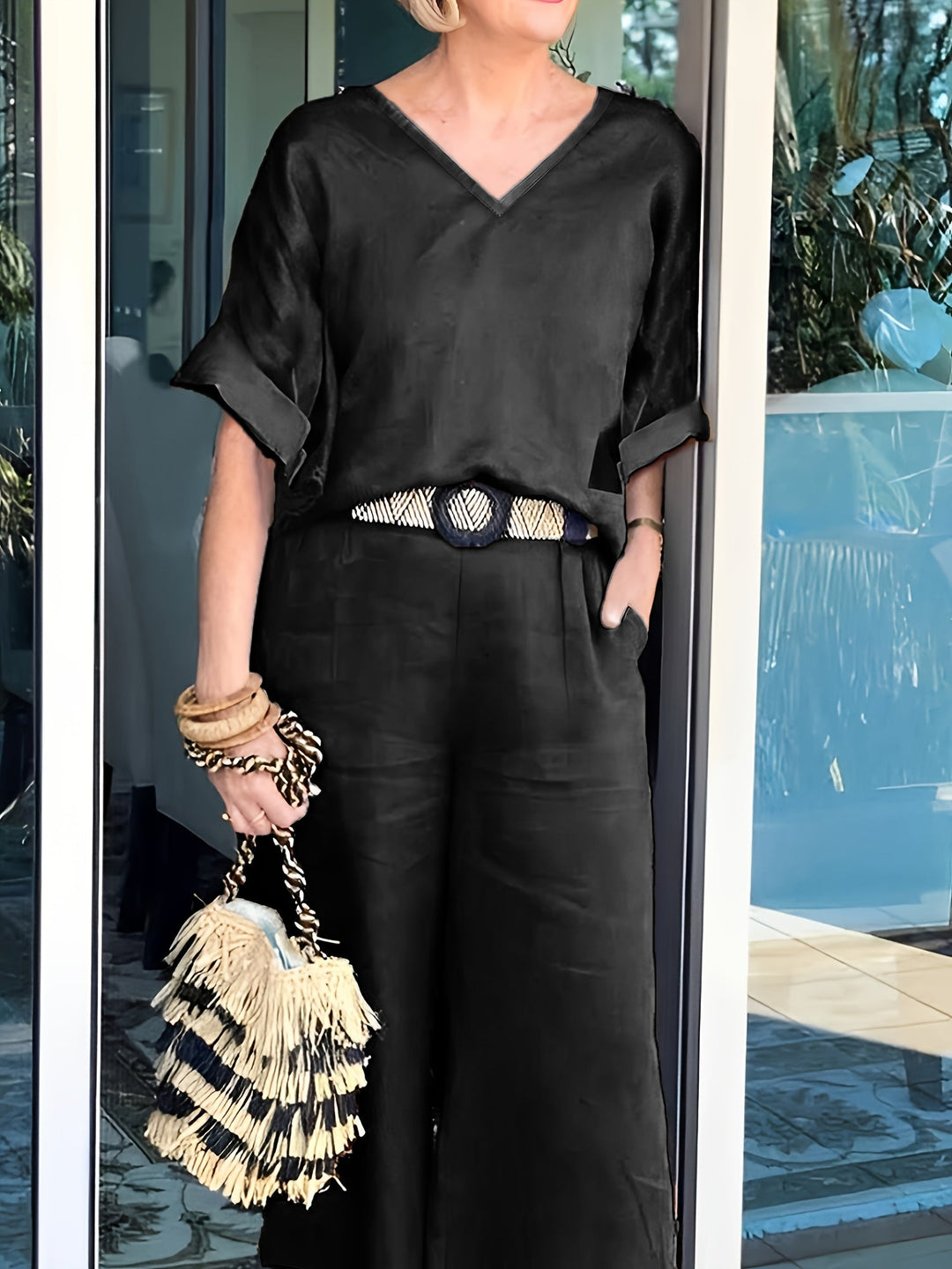Zoe™ - Chic Top and Pants Set