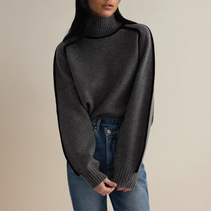 Amanda - Stylish Roll Neck Jumper