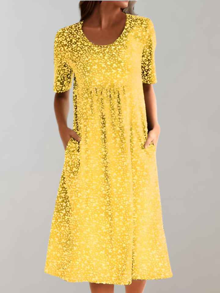 Mira – Breezy Floral Midi with Pockets
