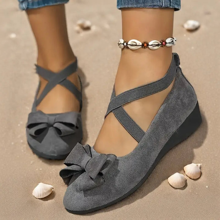 Olivia™ - Elegant Cross Bow Shoes