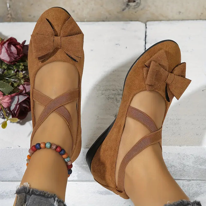 Olivia™ - Elegant Cross Bow Shoes