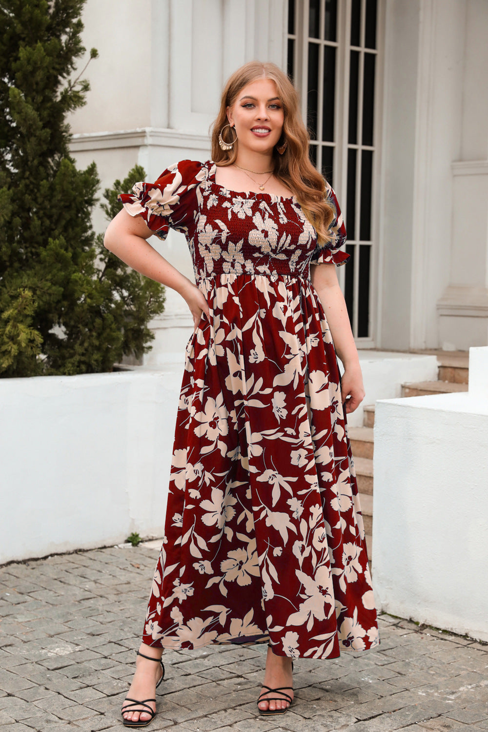 Adele - Elegant Floral Dress