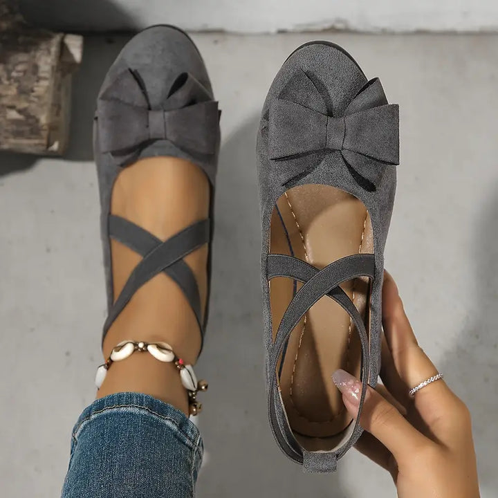 Olivia™ - Elegant Cross Bow Shoes