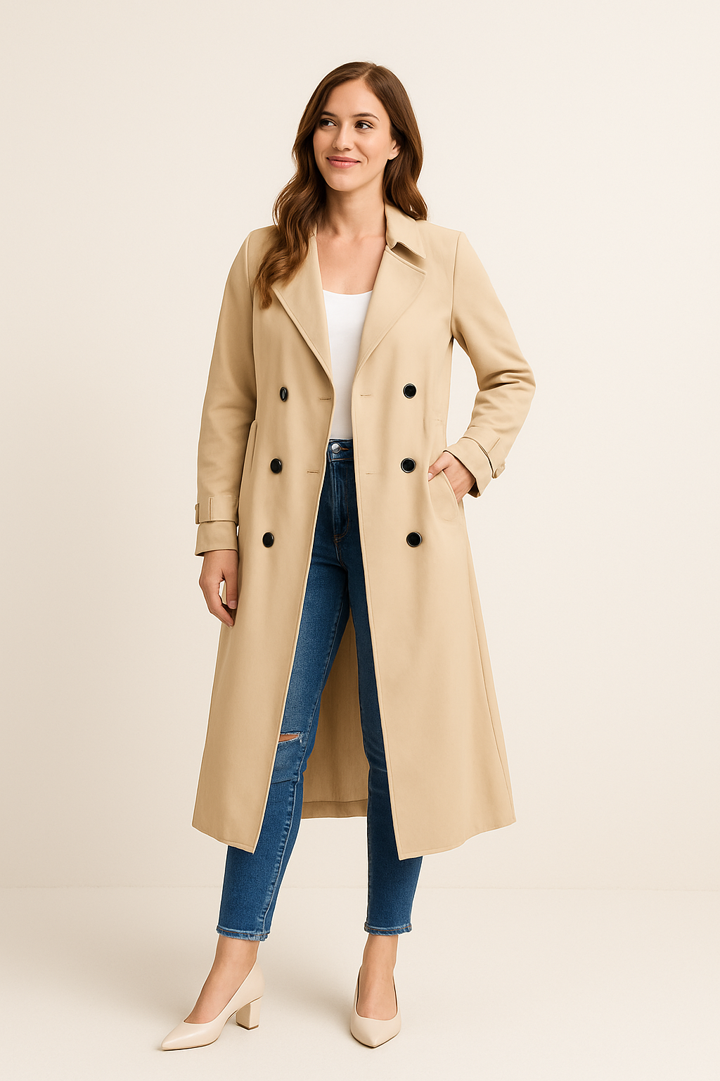 Zoe | Long Trench Tailored