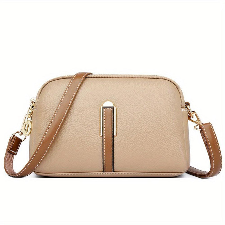 Mila Litchi Textured Crossbody Bag