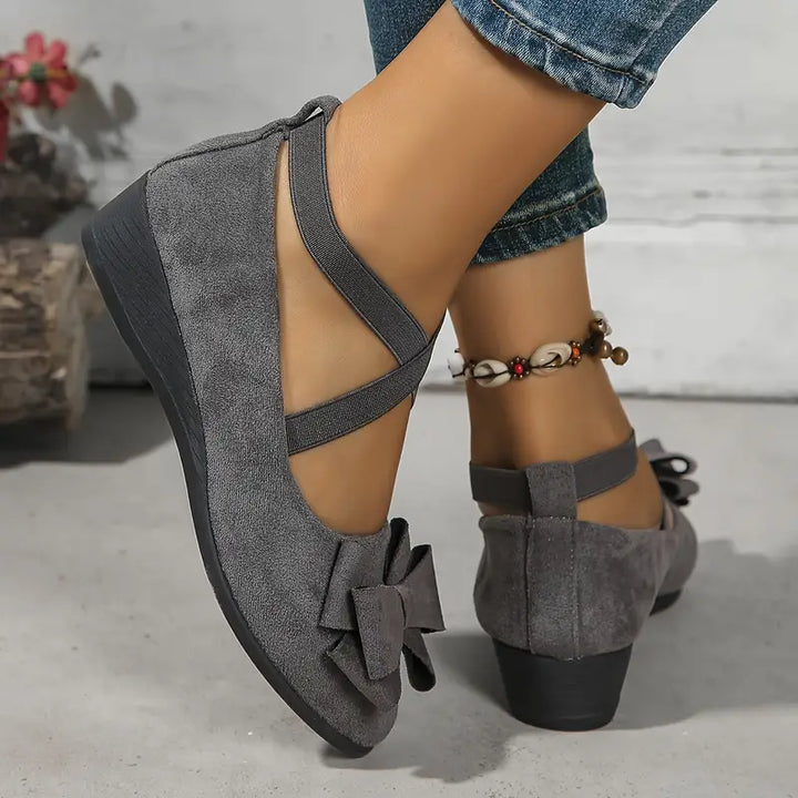Olivia™ - Elegant Cross Bow Shoes