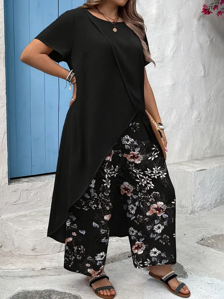 Harper™ - Elegant Floral Print Set