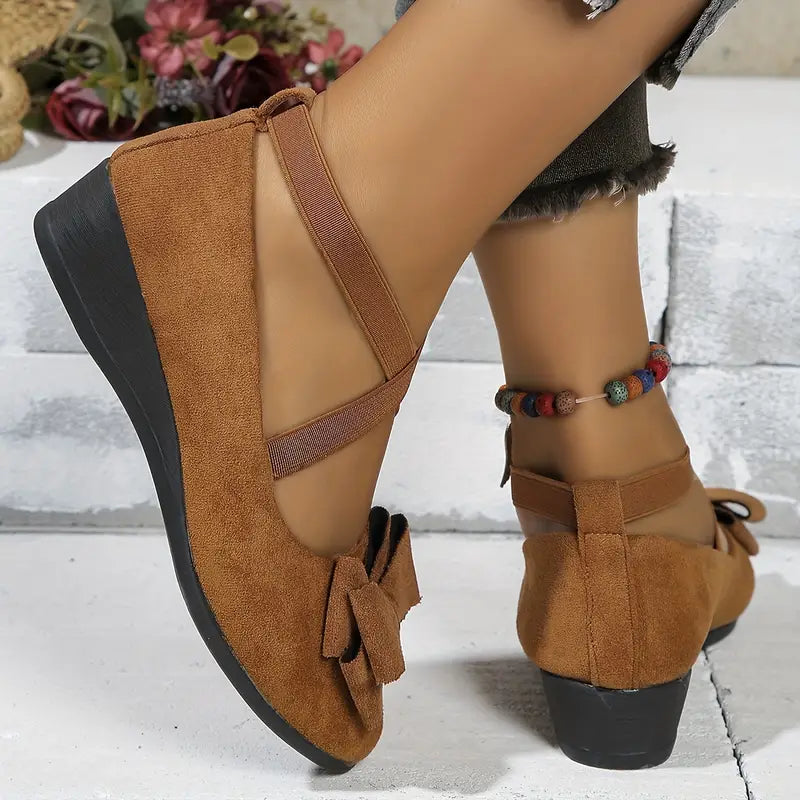 Olivia™ - Elegant Cross Bow Shoes