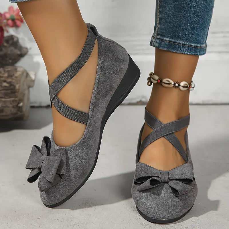 Olivia™ - Elegant Cross Bow Shoes