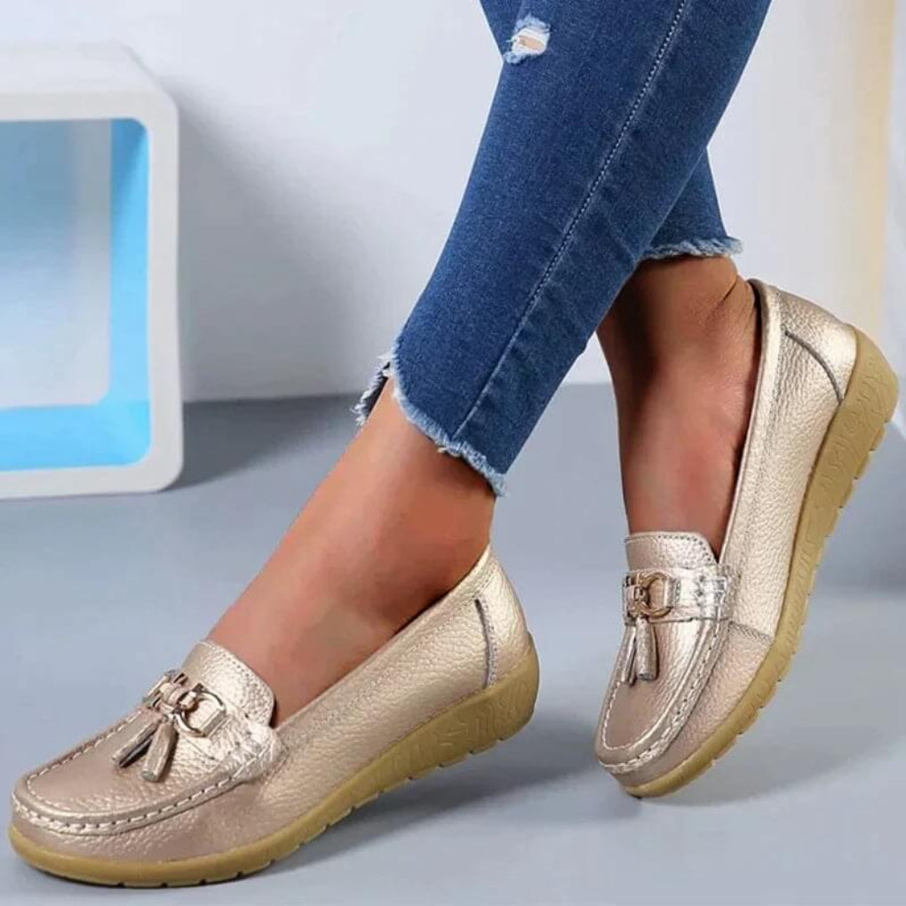 Lori I Retro Wedge Loafers
