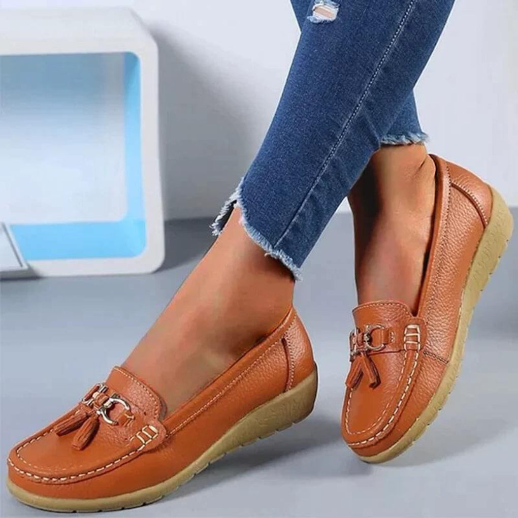 Lori I Retro Wedge Loafers