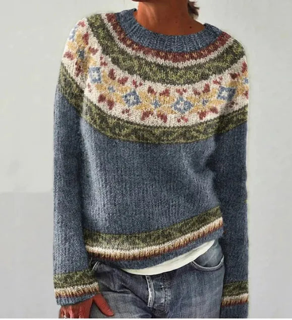 Pierina - Comfortable Nordic Sweater