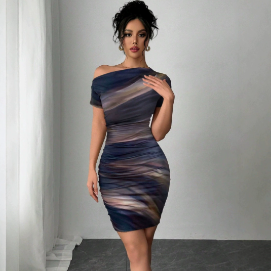 Zoe™ - Elegant Asymmetric Mini Dress