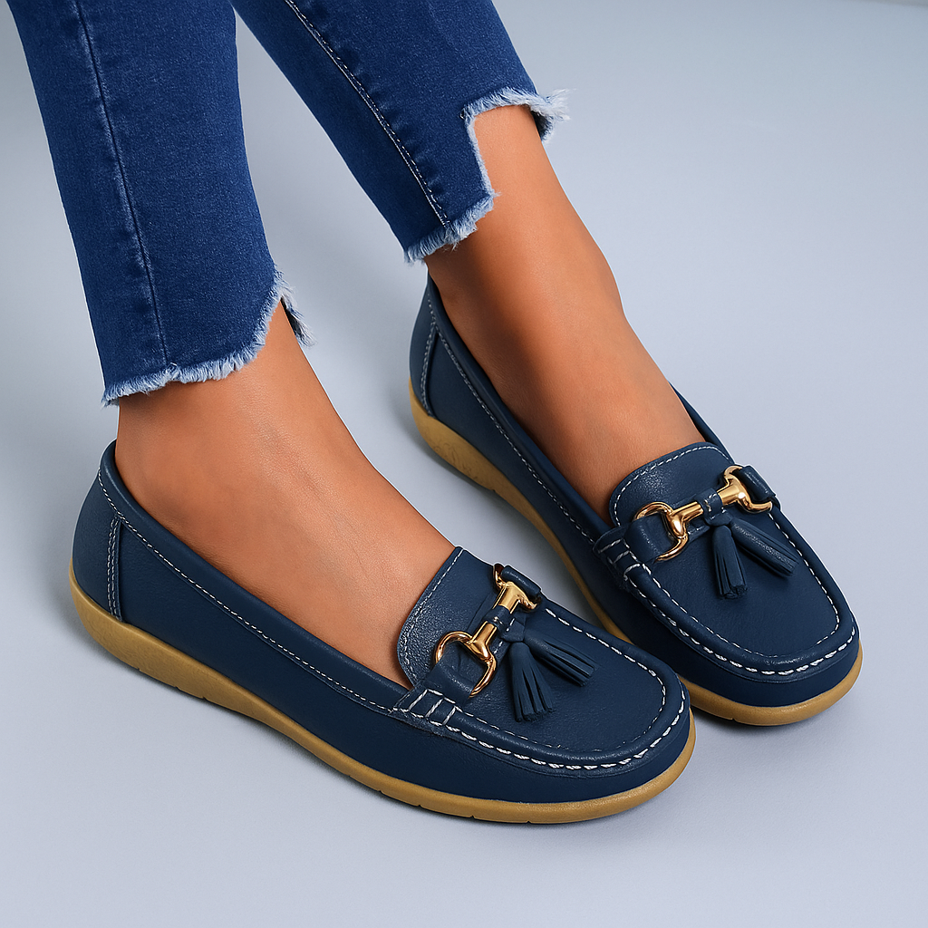 Lori I Retro Wedge Loafers