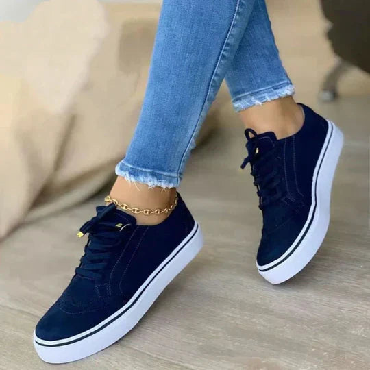 Olivya  - Lace-Up Platform Sneakers