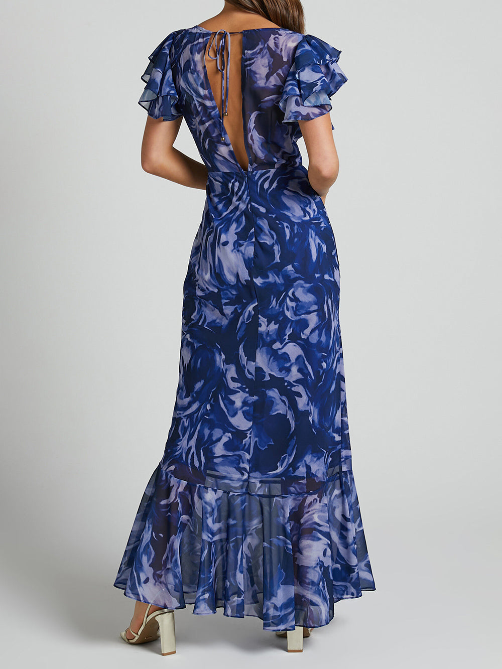 Scarlett - Stylish Long Dress With Ruffles