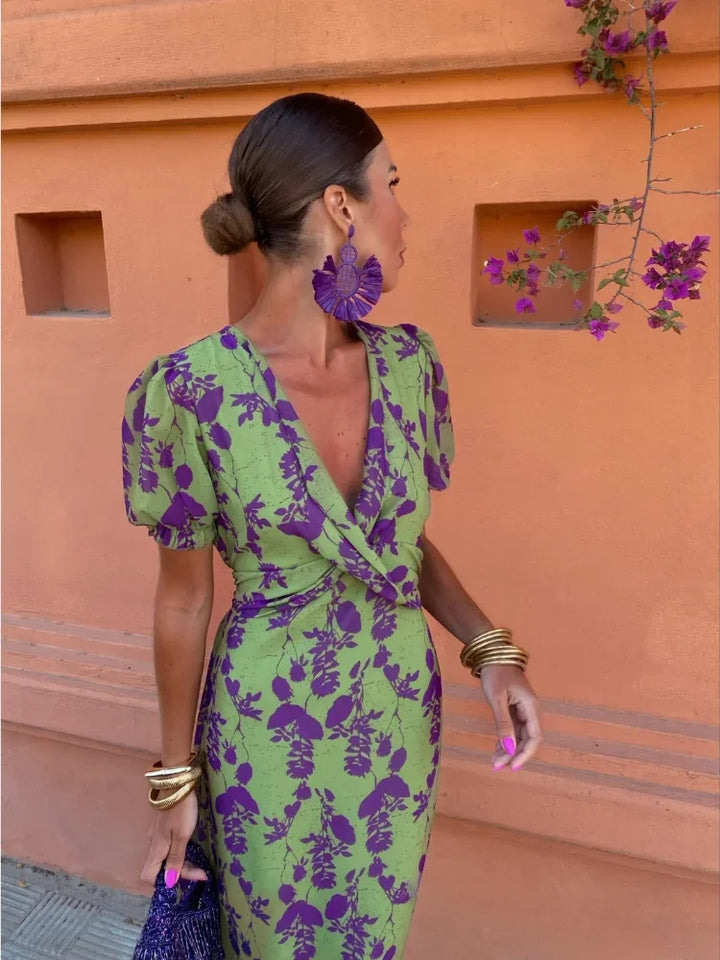 Melys | Chic Floral Print Dress