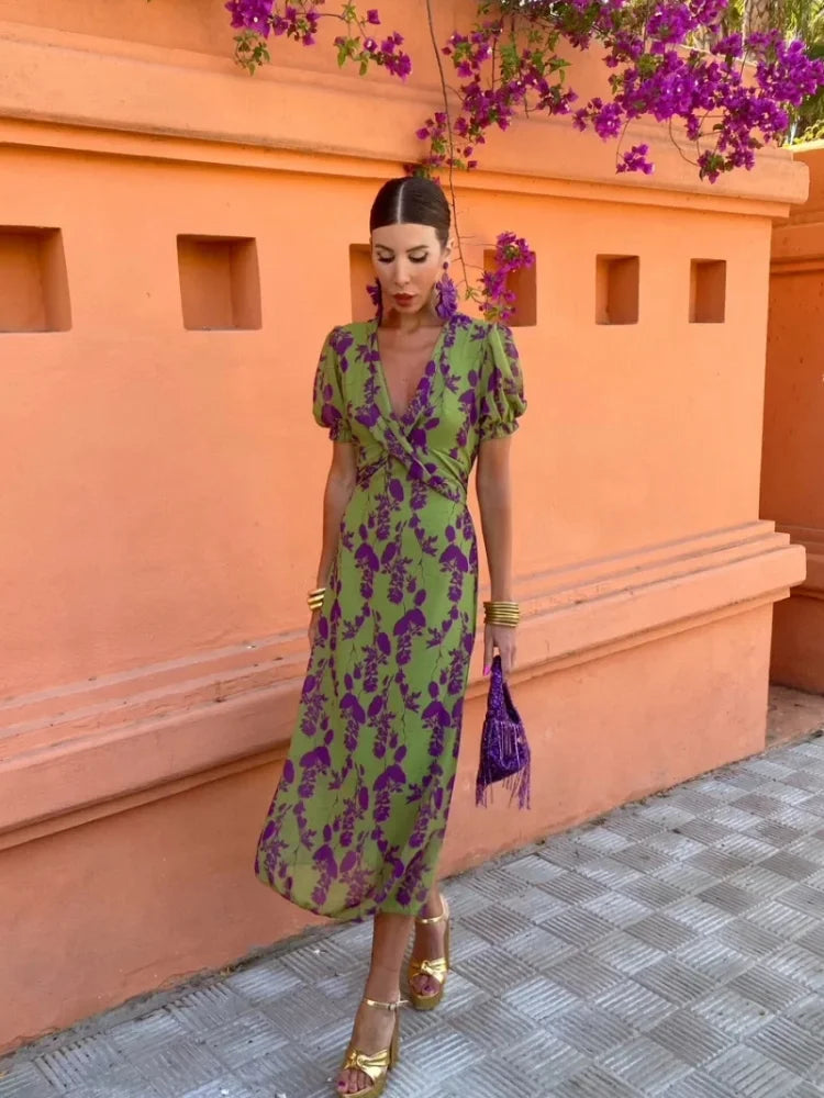 Melys | Chic Floral Print Dress
