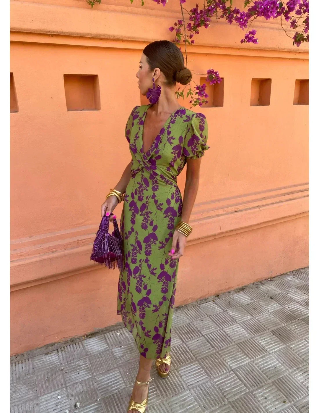 Melys | Chic Floral Print Dress