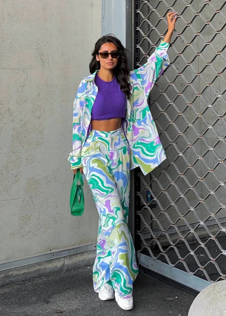Riley™ - Stylish Colorful Co-ord Set