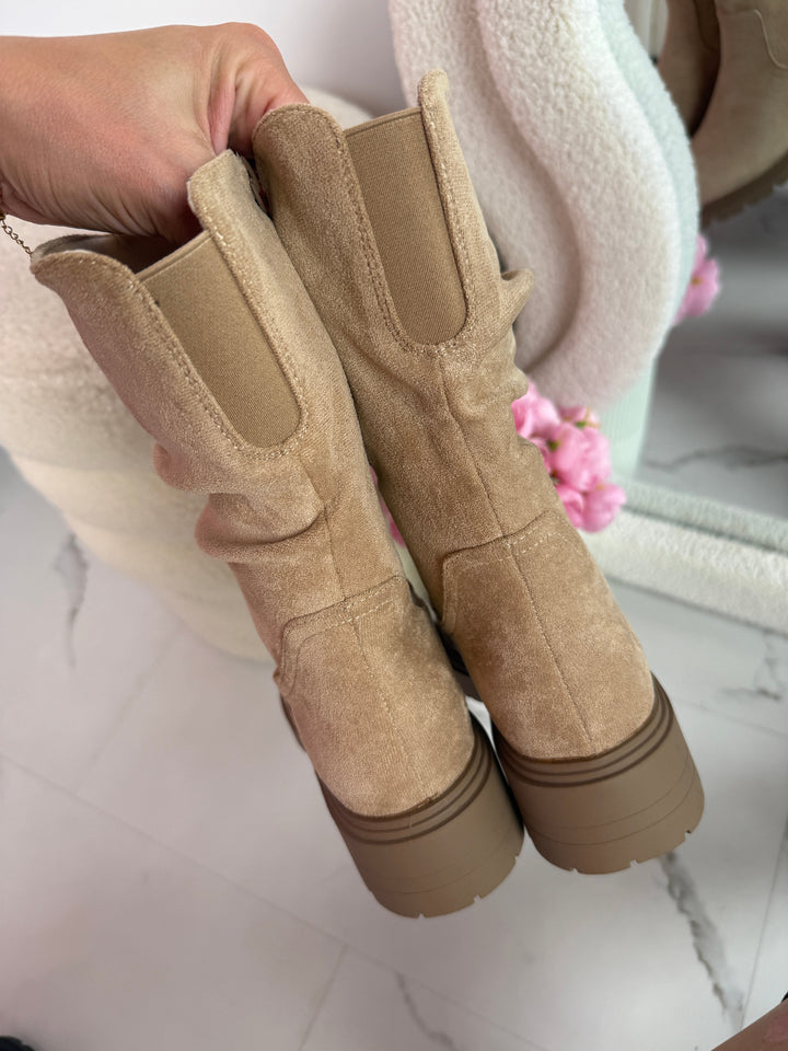 Marina Khaki Boots