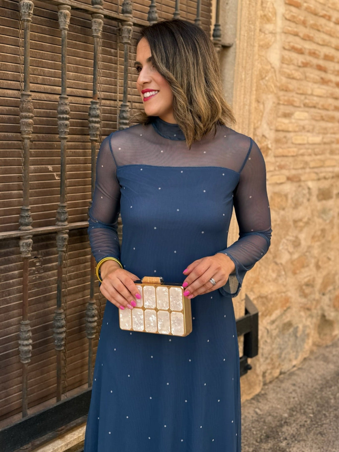 Noa | Printed tulle dress