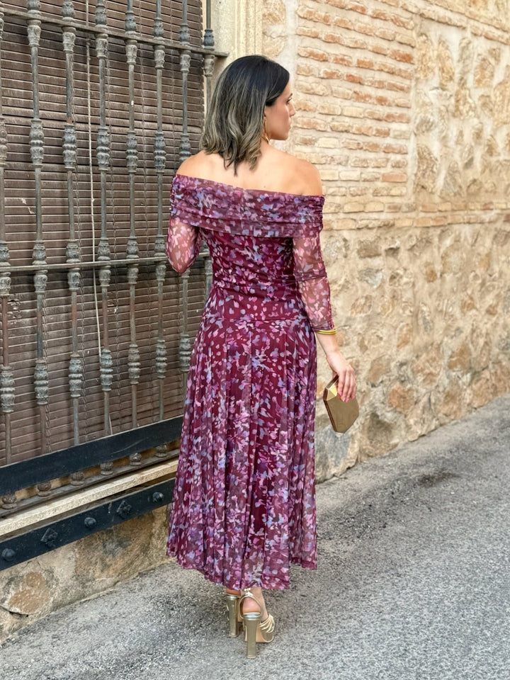 Vera | Printed Tulle Dress