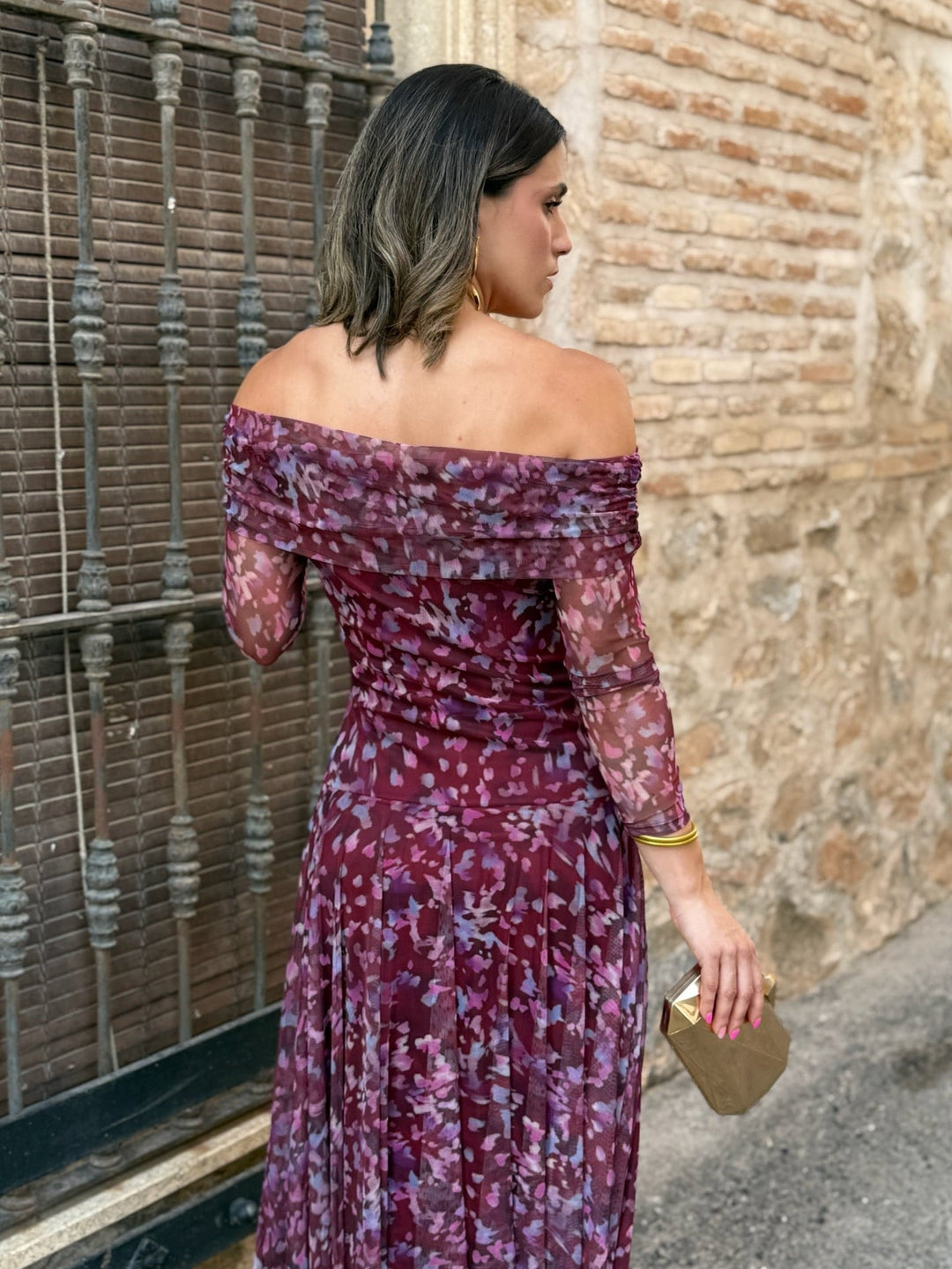 Vera | Printed Tulle Dress