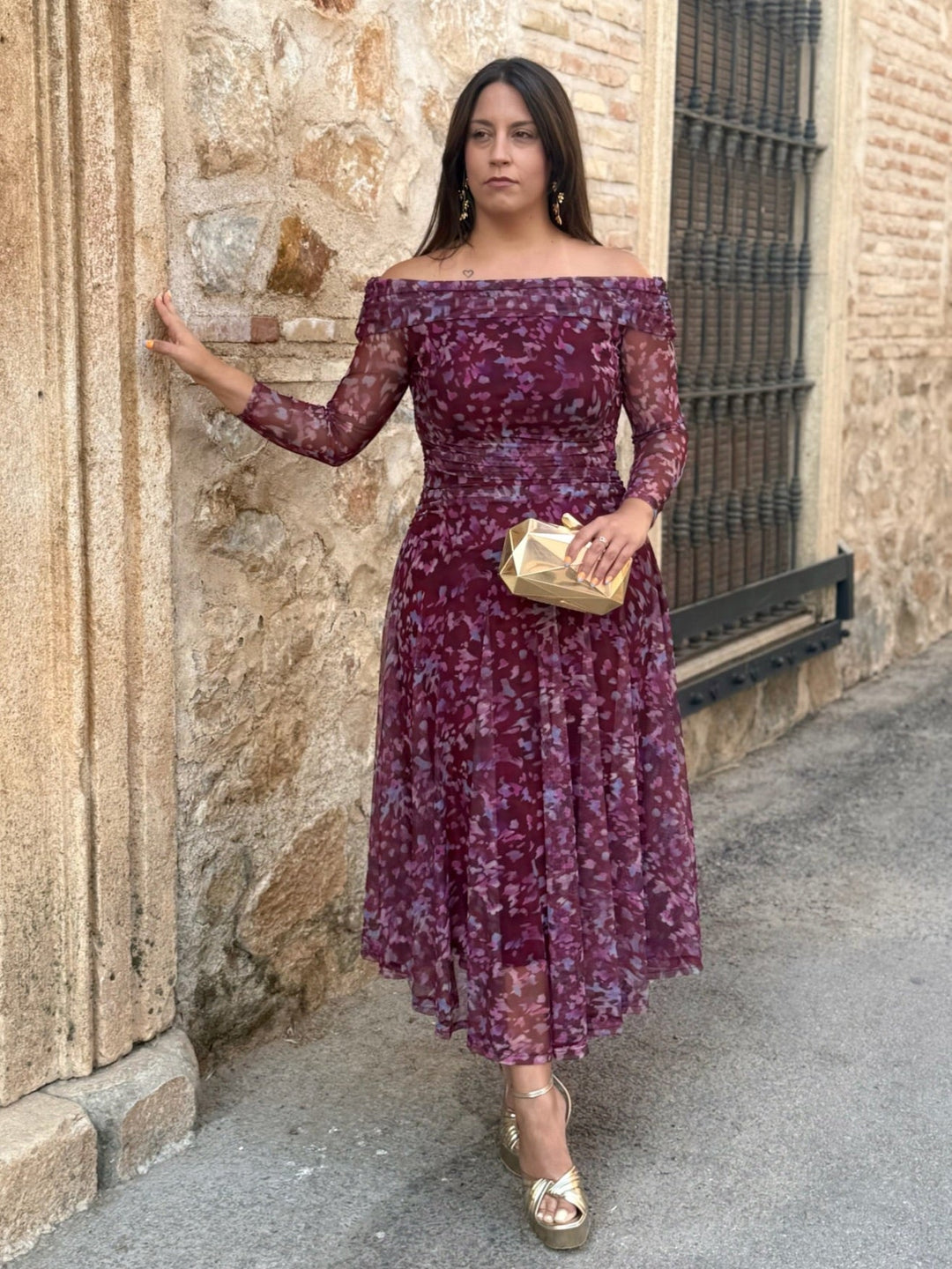 Vera | Printed Tulle Dress