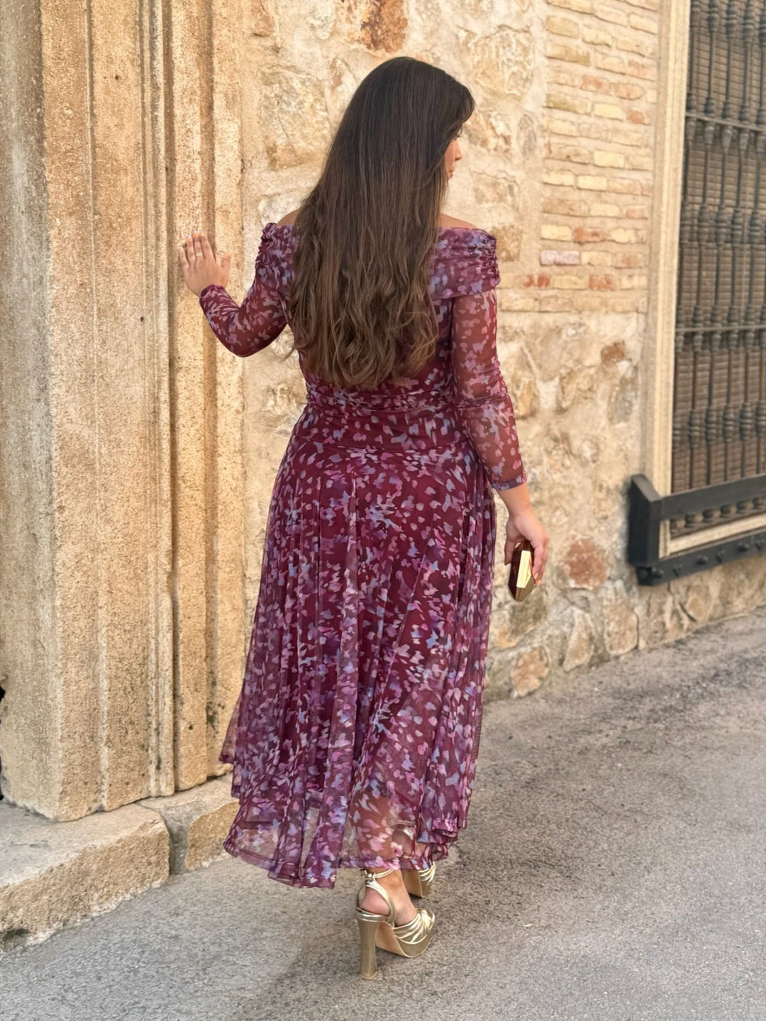 Vera | Printed Tulle Dress
