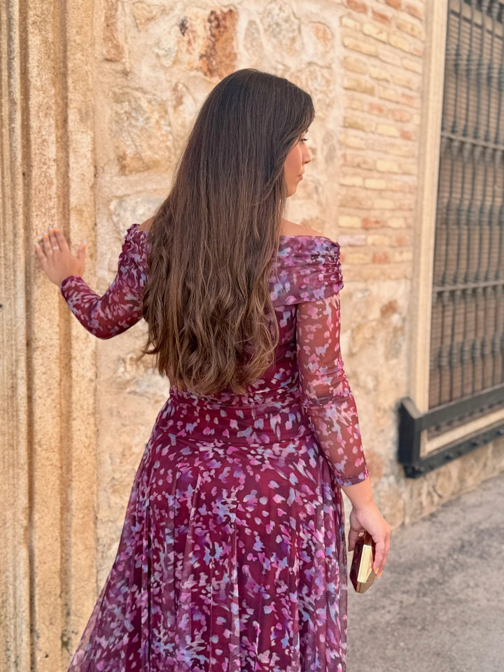 Vera | Printed Tulle Dress