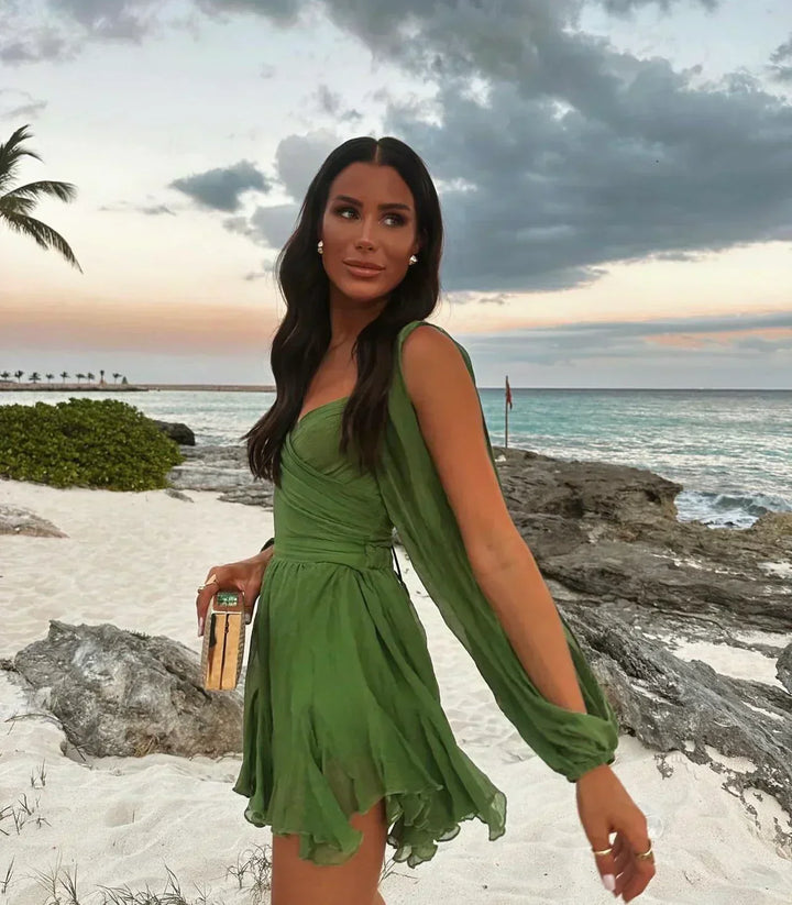 Layla | Charming Mini Dress Featuring Balloon Sleeves