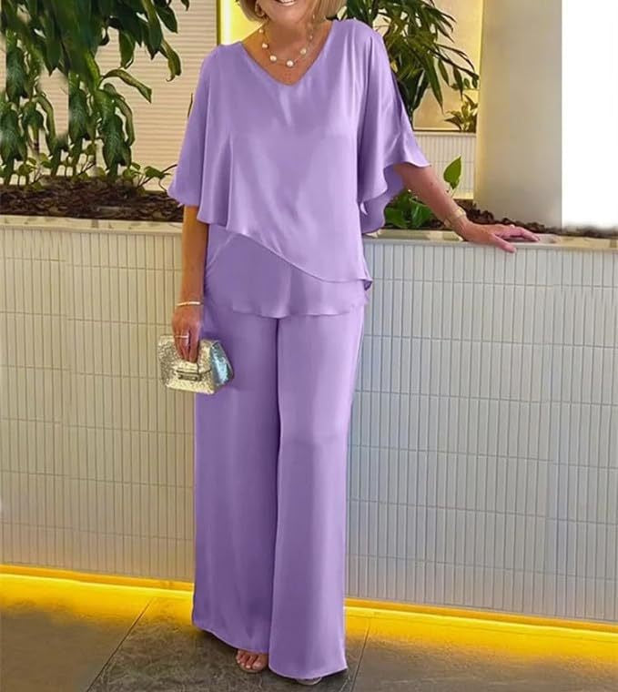 Mia™ - Effortless Wide-Leg Set