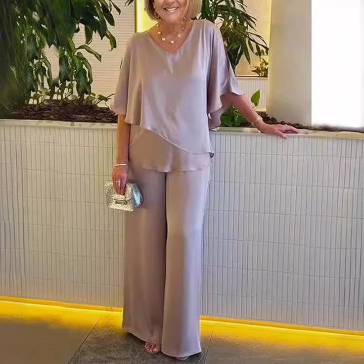 Mia™ - Effortless Wide-Leg Set