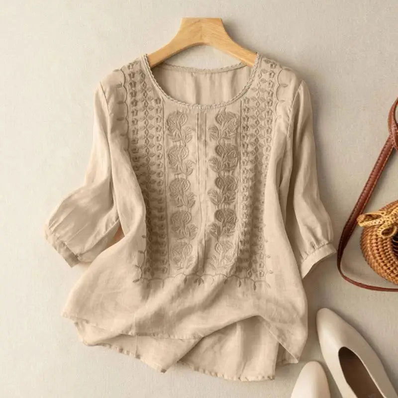 Aurora™ | Women’s Embroidered Relaxed Blouse