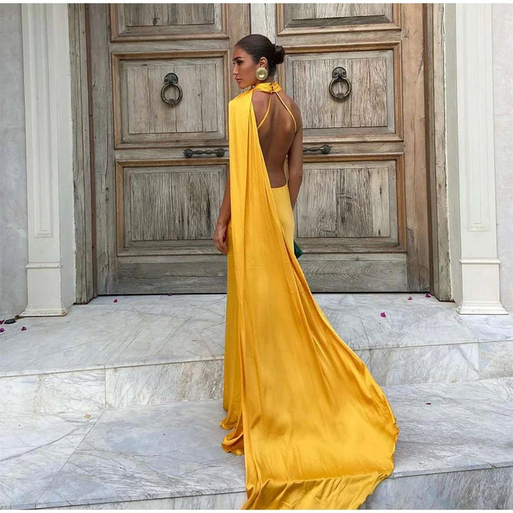 Isabella - Sexy Backless Long Dress