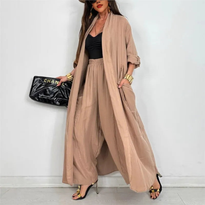 Abigail™ - Elegant Cardigan Pants Set