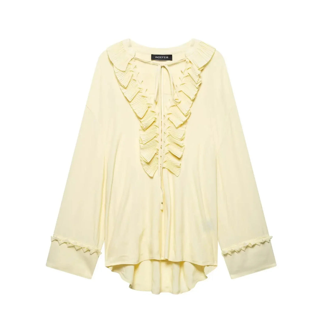 Avery™ - Elegant Vintage Top and Skirt Set