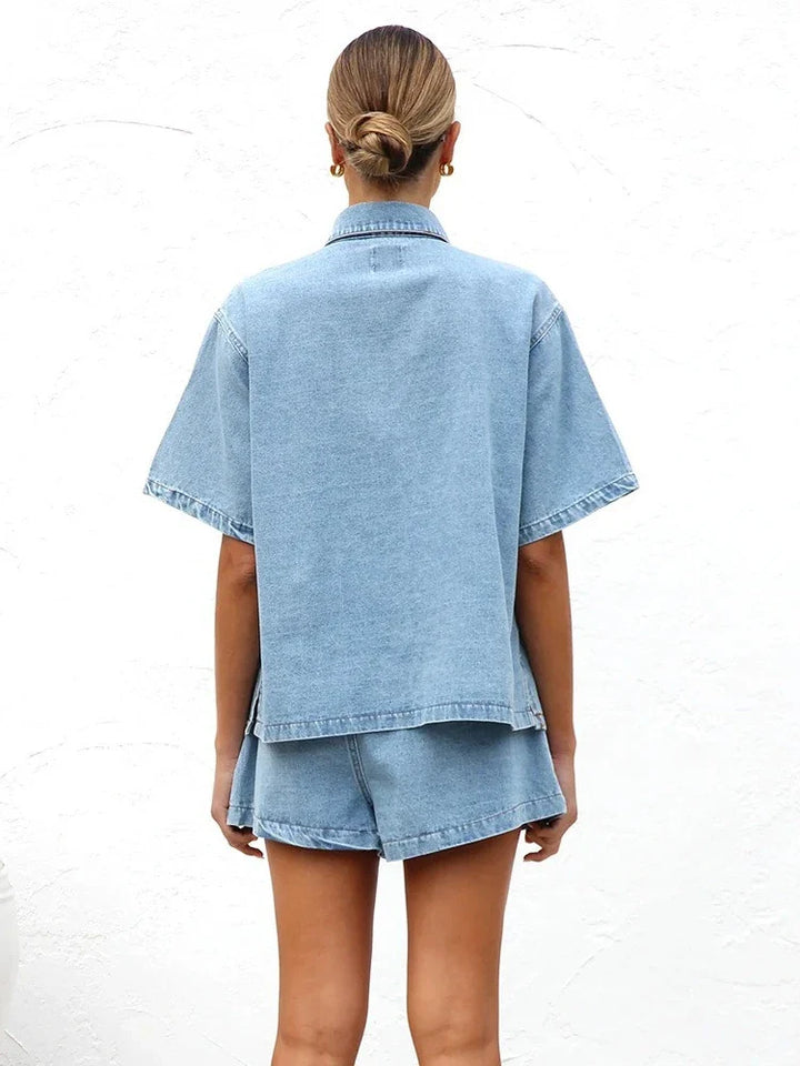 Ellie™ -  Vintage Denim Suit Set