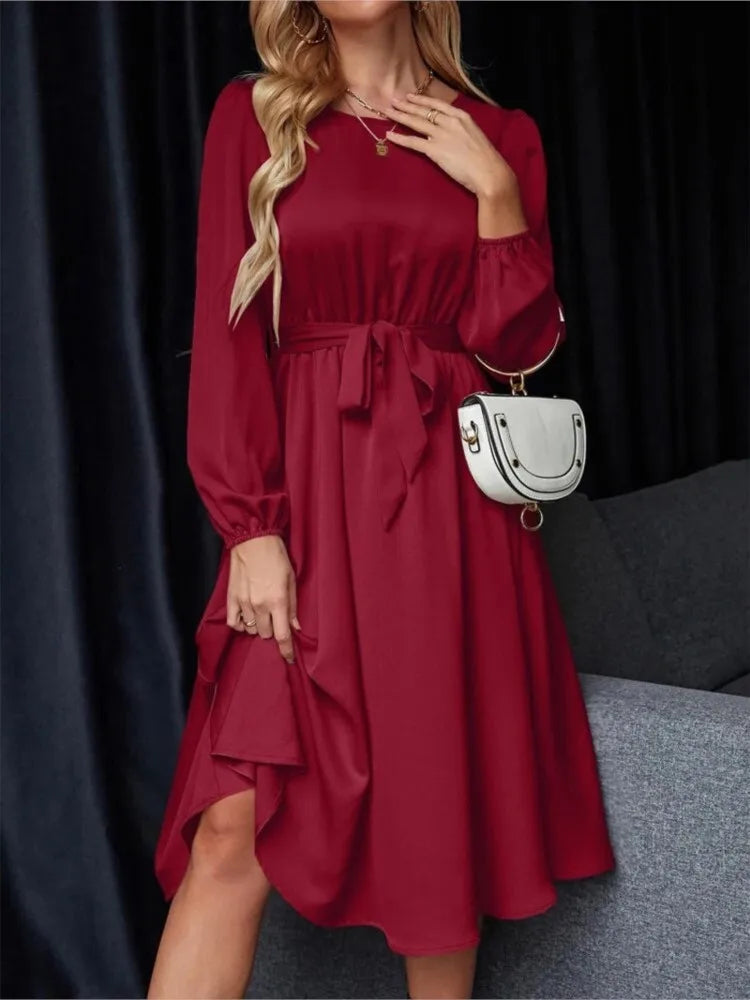 Sophia™ - Elegant Midi Dress